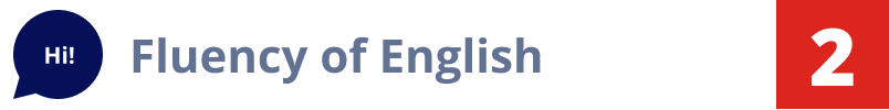 Fluency of english